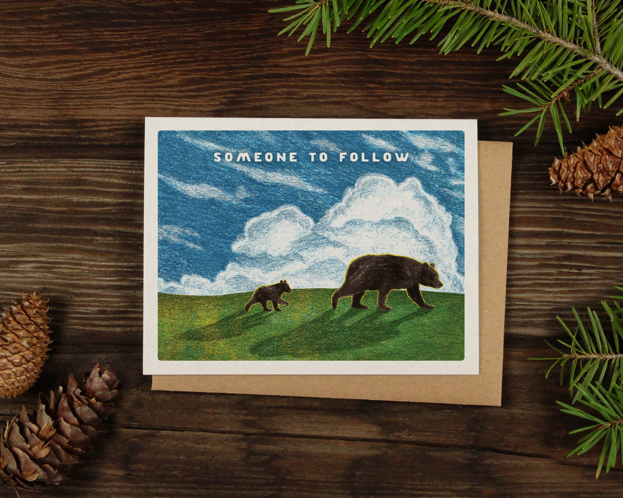 Alpinecho - Wholesale Everyday Greeting Card - Someone to Follow Greeting Card