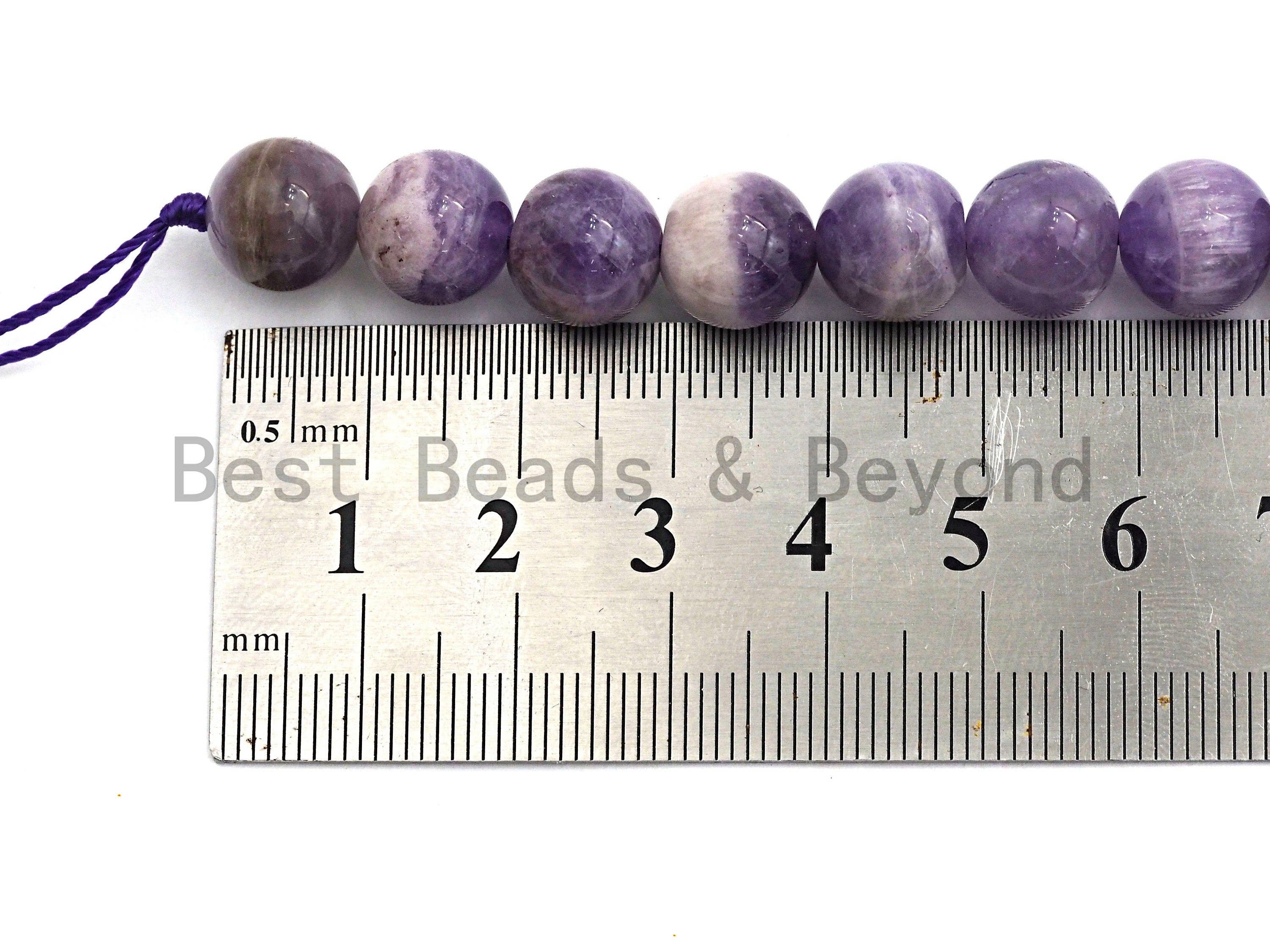 BestBeads&Beyond - Wholesale Beads - Quality Natural Amethyst Round Smooth beads, 6mm 8mm 10mm3