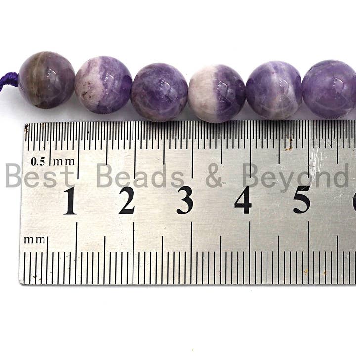 BestBeads&Beyond - Wholesale Beads - Quality Natural Amethyst Round Smooth beads, 6mm 8mm 10mm3