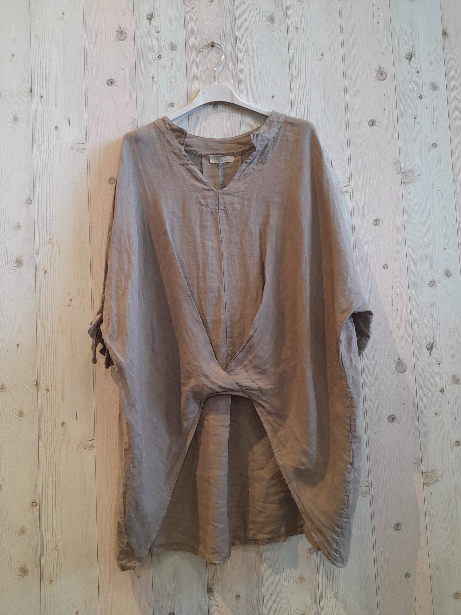 Linen & More - Wholesale Blouse - Women's - REF 994 100% LINEN BLOUSE WITH TWO SIDES3