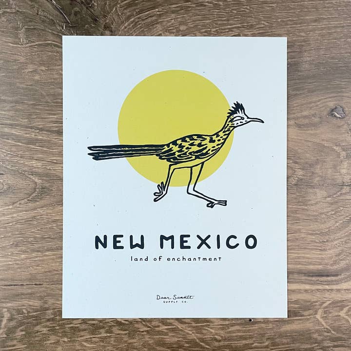 Dear Summit Supply Co - Wholesale Art Print - New Mexico Roadrunner Print0
