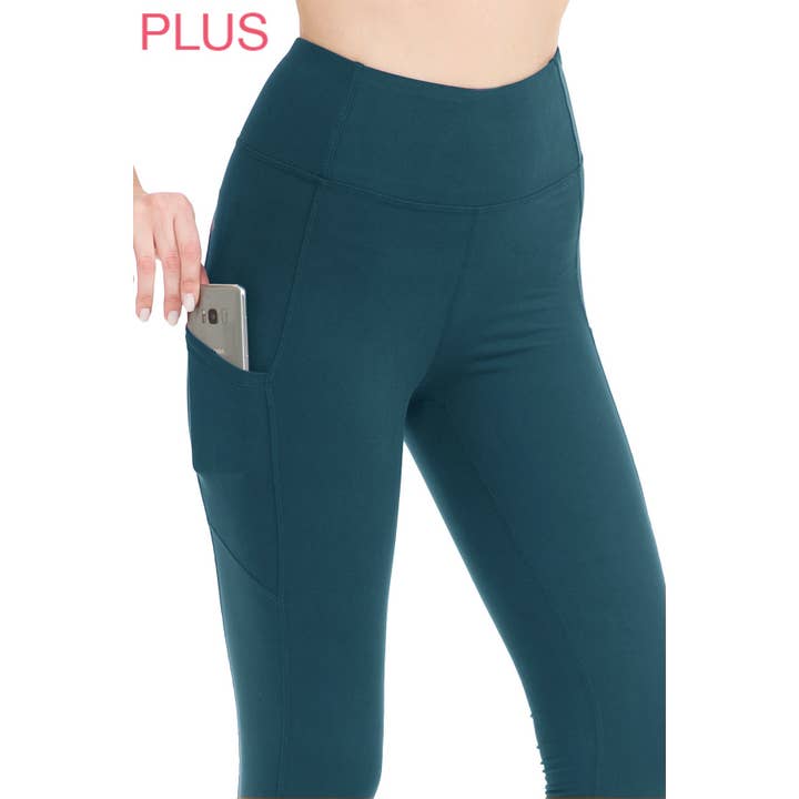 Leggings Depot - Wholesale Athletic/Lounge Leggings - Women's - Plus Size Premium High Waist Solid Activewear Leggings4
