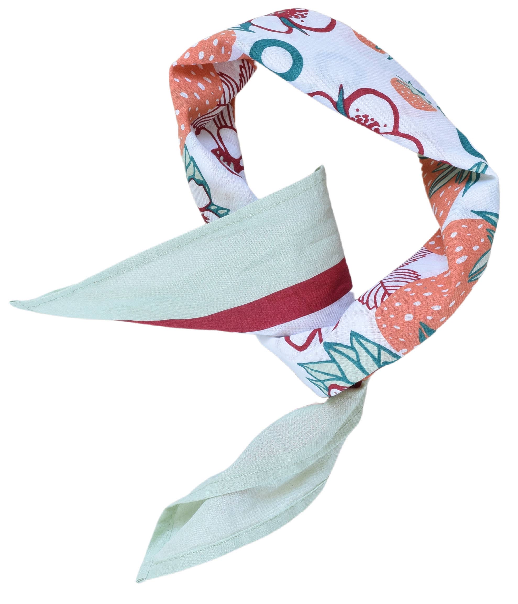 Hearth and Harrow - Wholesale Bandana - Uniseks - Strawberry Patch Bandana - 100% katoen - met de hand bedrukt7