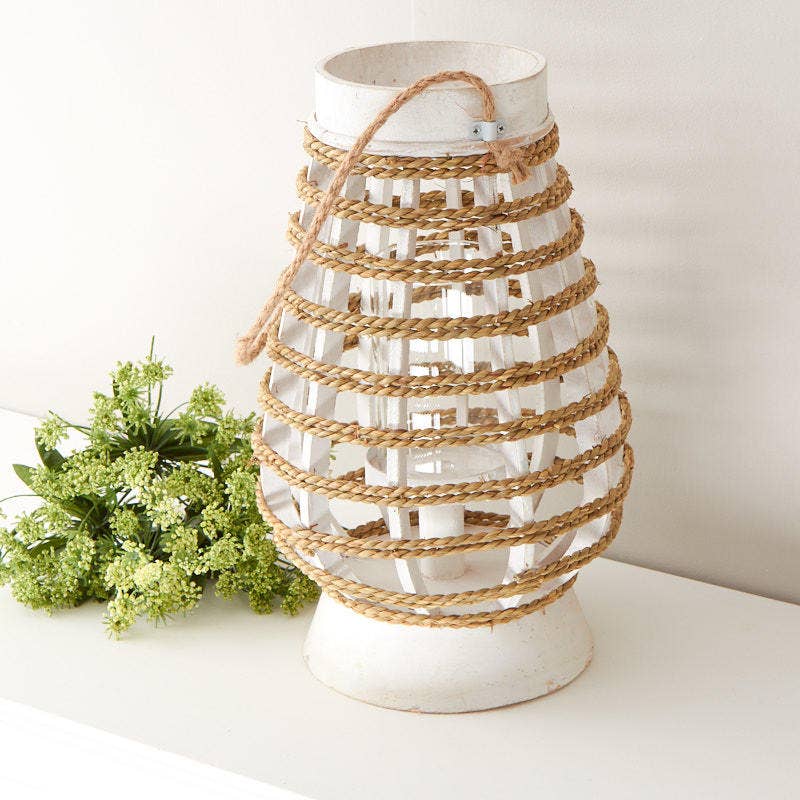 Factory Direct Craft – wholesale Lantern – 14" Jute Twine Lantern1