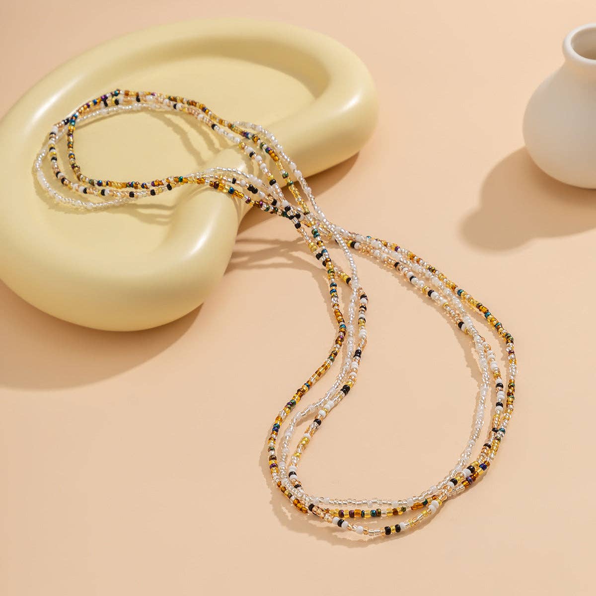 Dipped Shop - Wholesale Face/Body Chain - Bead Sexy Layered Waist Chain DPJYD1345