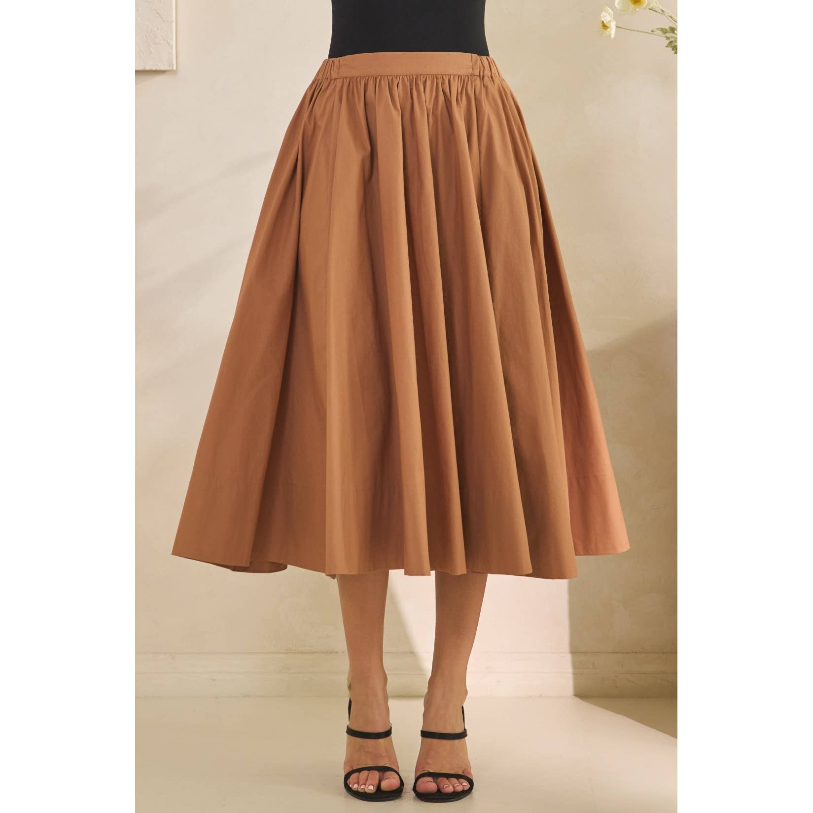 Veveret - Wholesale Skirt - Women's - Midi Pull on Skirt35