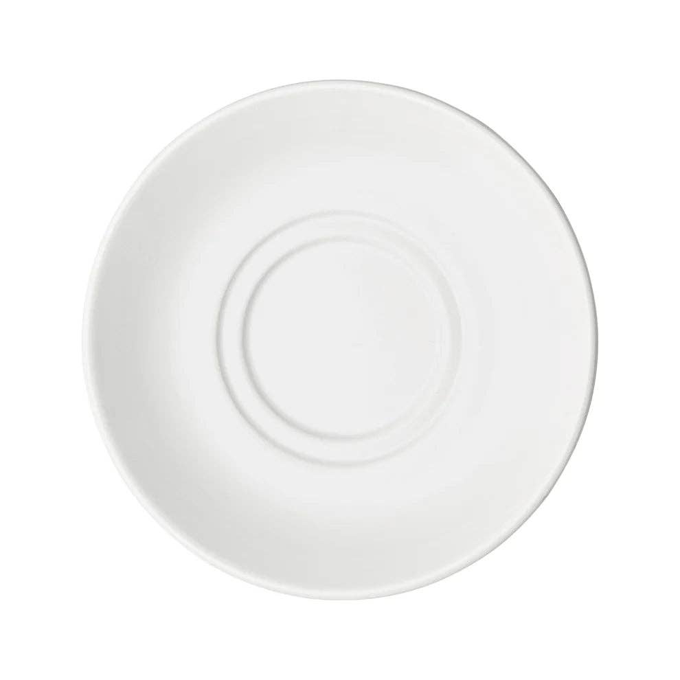 EcoQuality - Wholesale Saucer - BSC-4 to BSC-65RE, 4"–6-7/8", Birkhall White Porcelain Saucers2