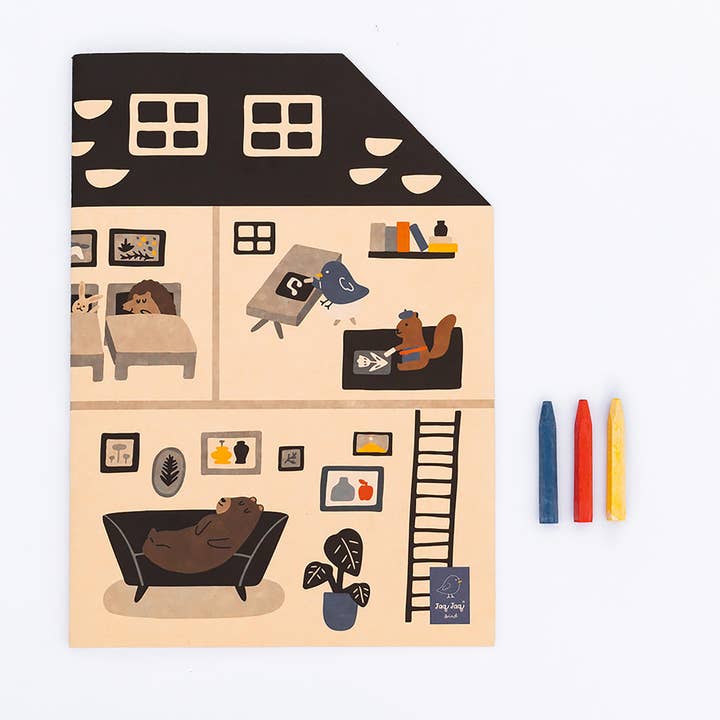 Jumbo House Paper Coloring Book and other Purchase Wholesale mini coloring books. Free Returns & Net 60 Terms on Faire trending on Faire.