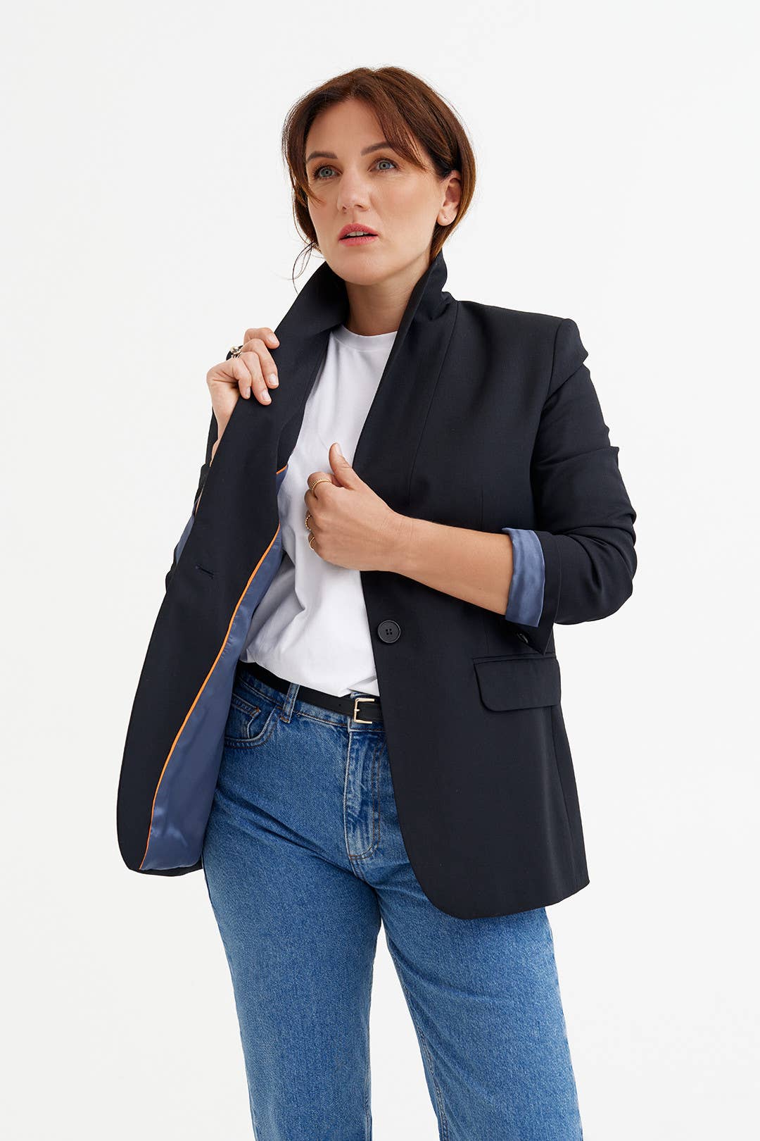 CAPSULE by Agnė Gilytė - Wholesale Blazer - Women's - Blazer 'New NEW YORK' | premium quality wool mix4