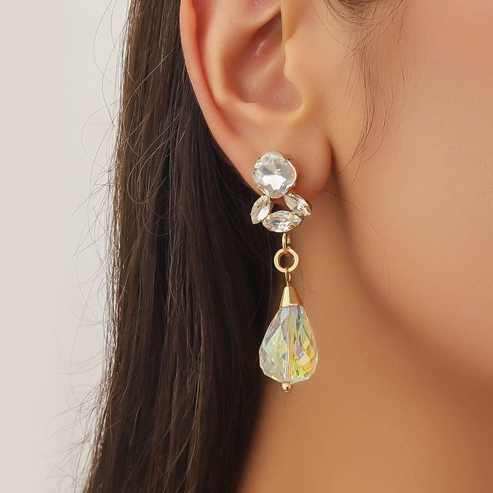 Stud earrings 25AHBOL021 for wholesale by Blossom bijoux