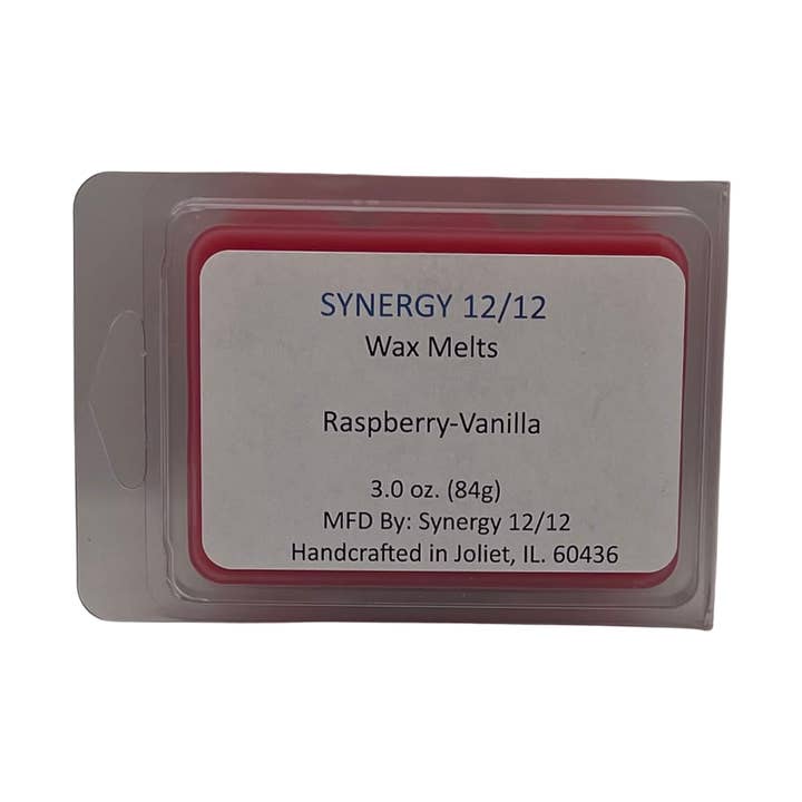 Raspberry-Vanilla Wax Melt 3.0 oz. (84g) for wholesale by Synergy 12/12