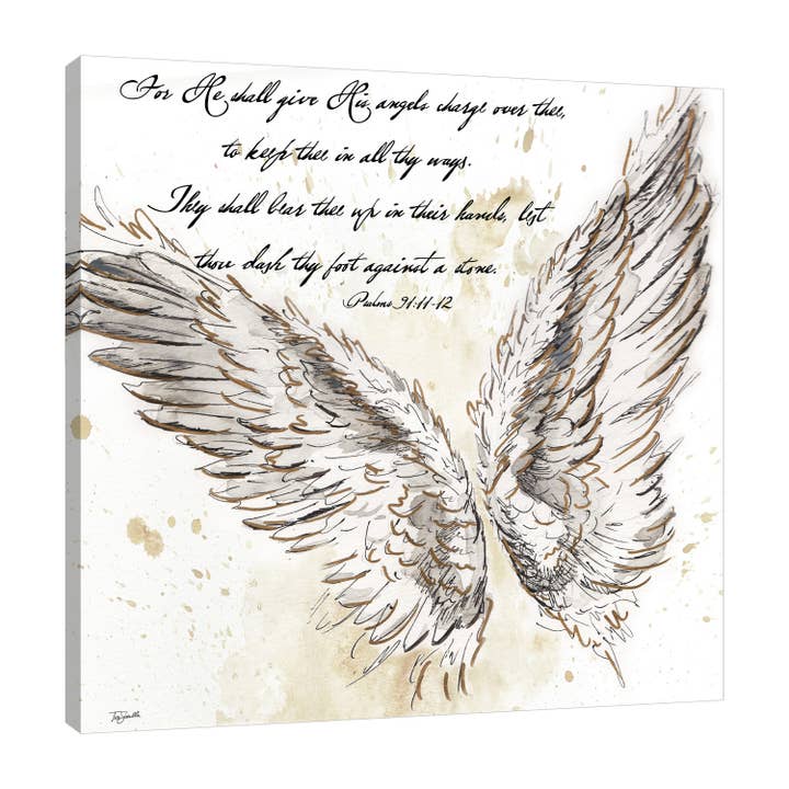 On Angel's Wings I Gallery Wrapped Canvas for wholesale by Jaxson Rea