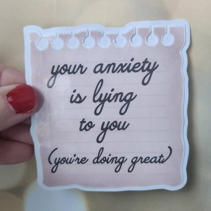 Inspirational Post it Note Sticker, Sticky Note Sticker for wholesale by Blu Butterfly Stickers