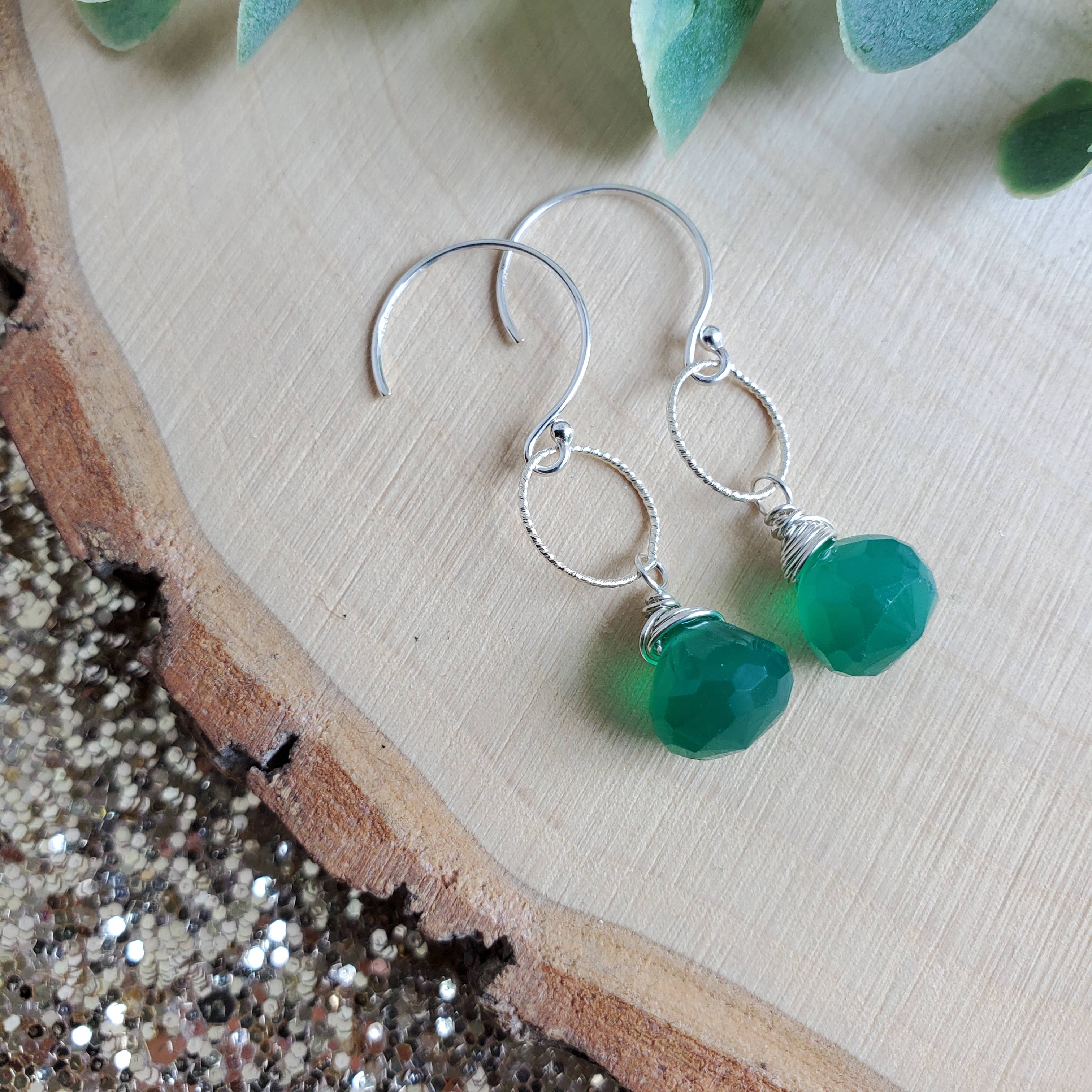 Agape Gems – Engroshandel Smykkesæt – Ædelsten dråbe øreringe - sæt af 101