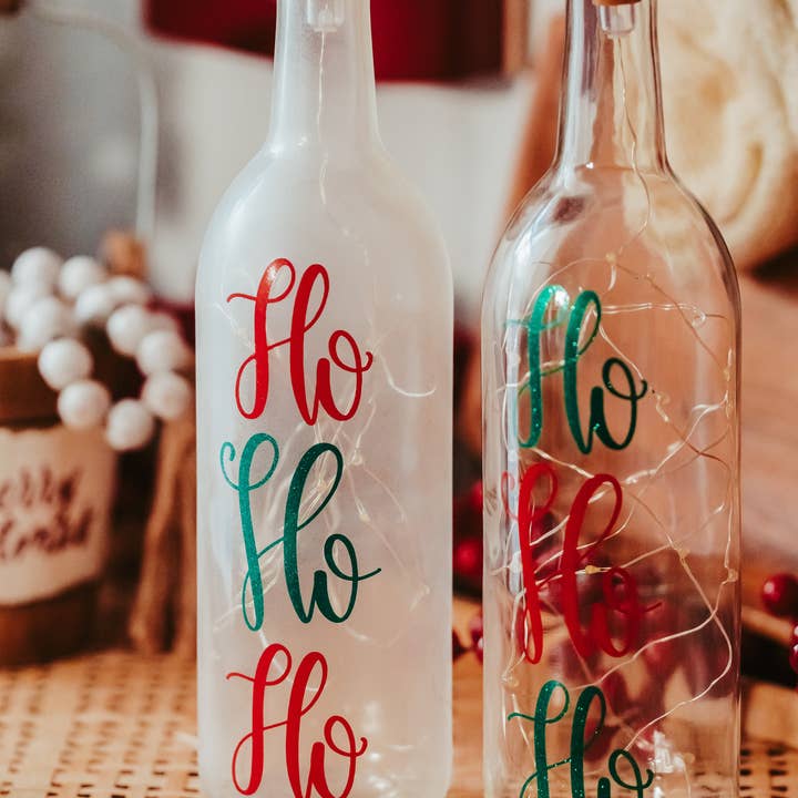 Firefly Home Designs - Wholesale Decorative tabletop object - Christmas Wine Bottle, Christmas 2024 Decor, Lamps, Gifts4