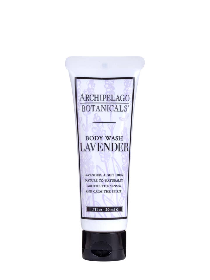 Lavender .7oz Body Wash (24) for wholesale by Archipelago Fragrences
