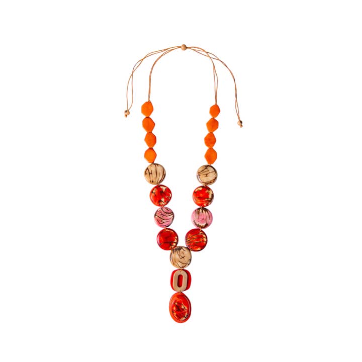 Organic Tagua Jewelry - Wholesale Bib Necklace - Nia Necklace