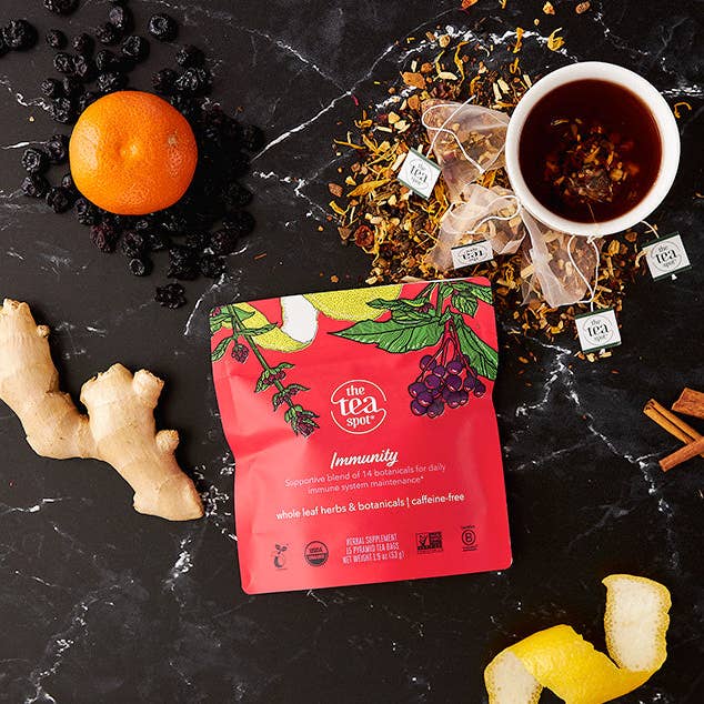 The Tea Spot - Wholesale Health/Detox Tea - Immunity, Organic Herbal Tea -15 sachets each2