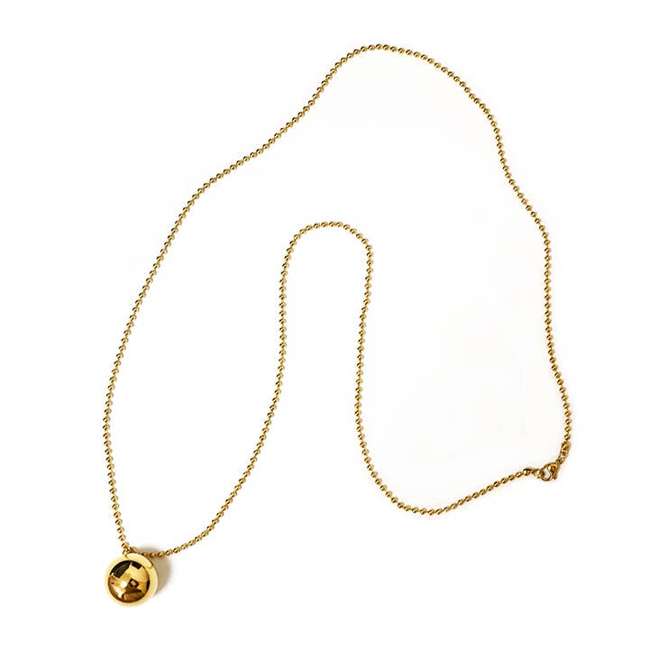 LONG NECKLACE ANGEL CALLER WITH BALL CHAIN - YY2464B100 for wholesale by AMORINO SRL