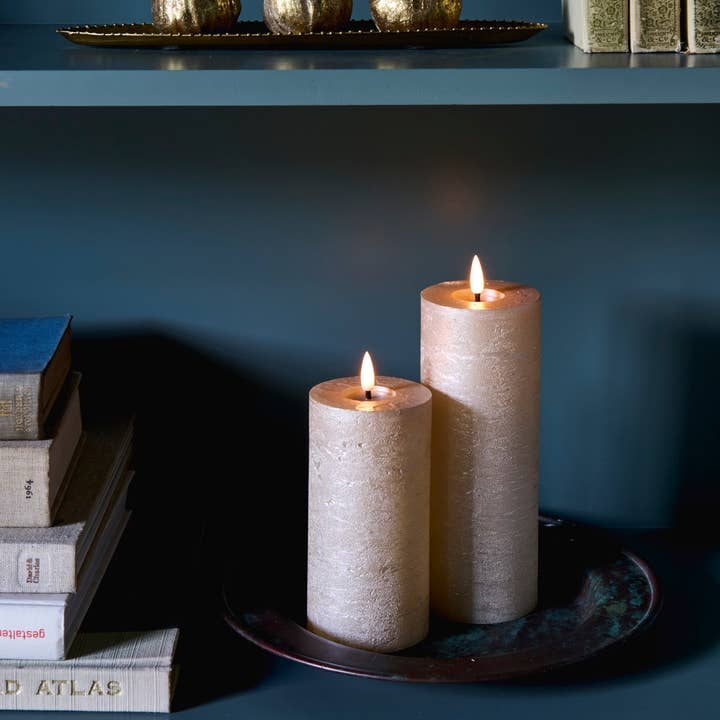 Lightstyle London – wholesale Flamlöst ljus – Metalliska ljus med varmvit LED4