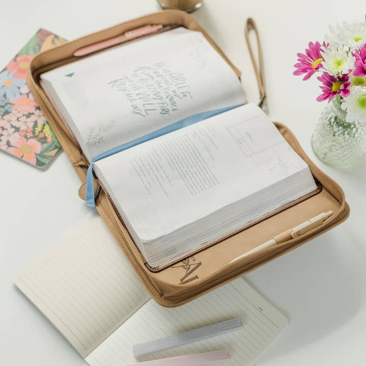 Ever, AJ - Wholesale Bible Cover - Bible Cover, Vegan Leather Bible Case, Trio Floral13