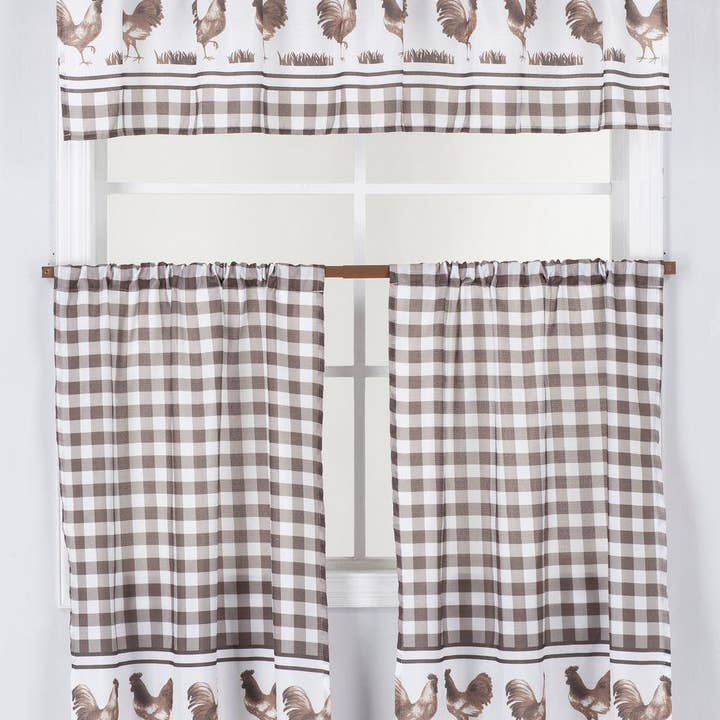 Twin Brothers Import – Engroshandel Gardin – 3-delt køkkengardin