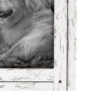 Foreside Home & Garden - Wholesale Picture Frame - Heartland 8x10 Photo Rustic Barn Wood White Picture Frame2