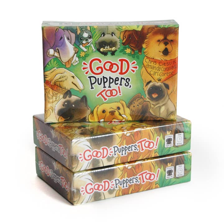Good Puppers, Too Card Game for wholesale by Floral Frolic