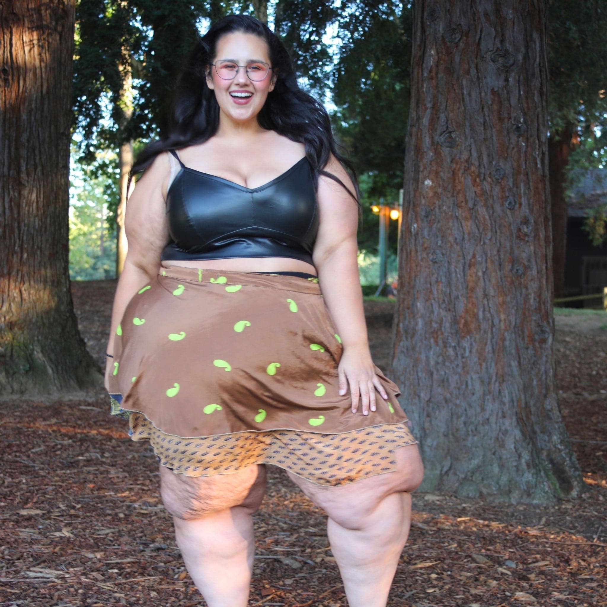 Darn Good Yarn - Wholesale Skirt - Women's - Knee-Length: "Mini" Sari Wrap Skirts20