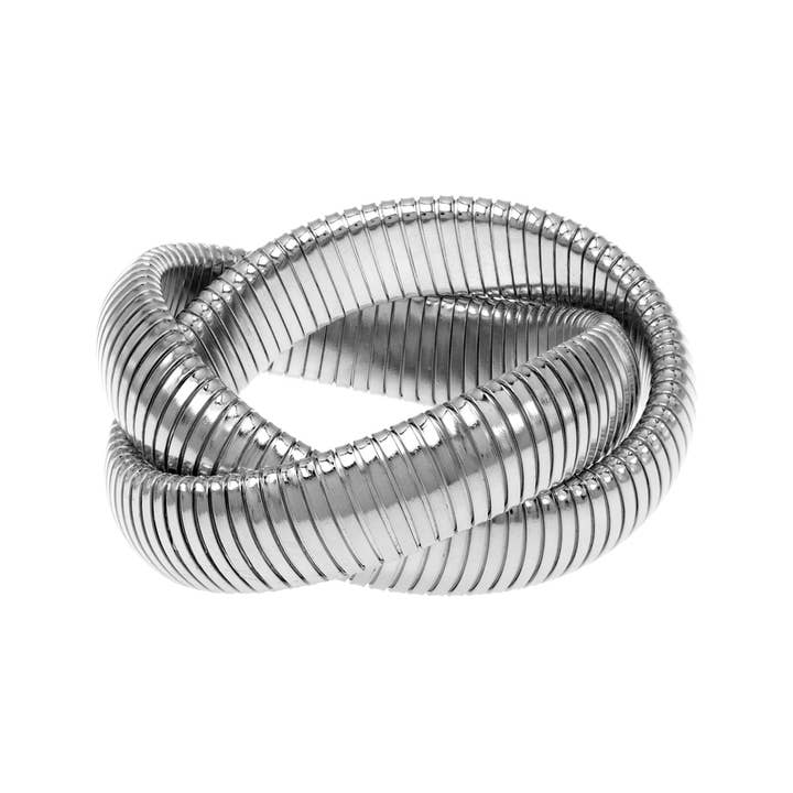 BR-434 Dubbel Cobra armband för wholesale av Janis Savitt