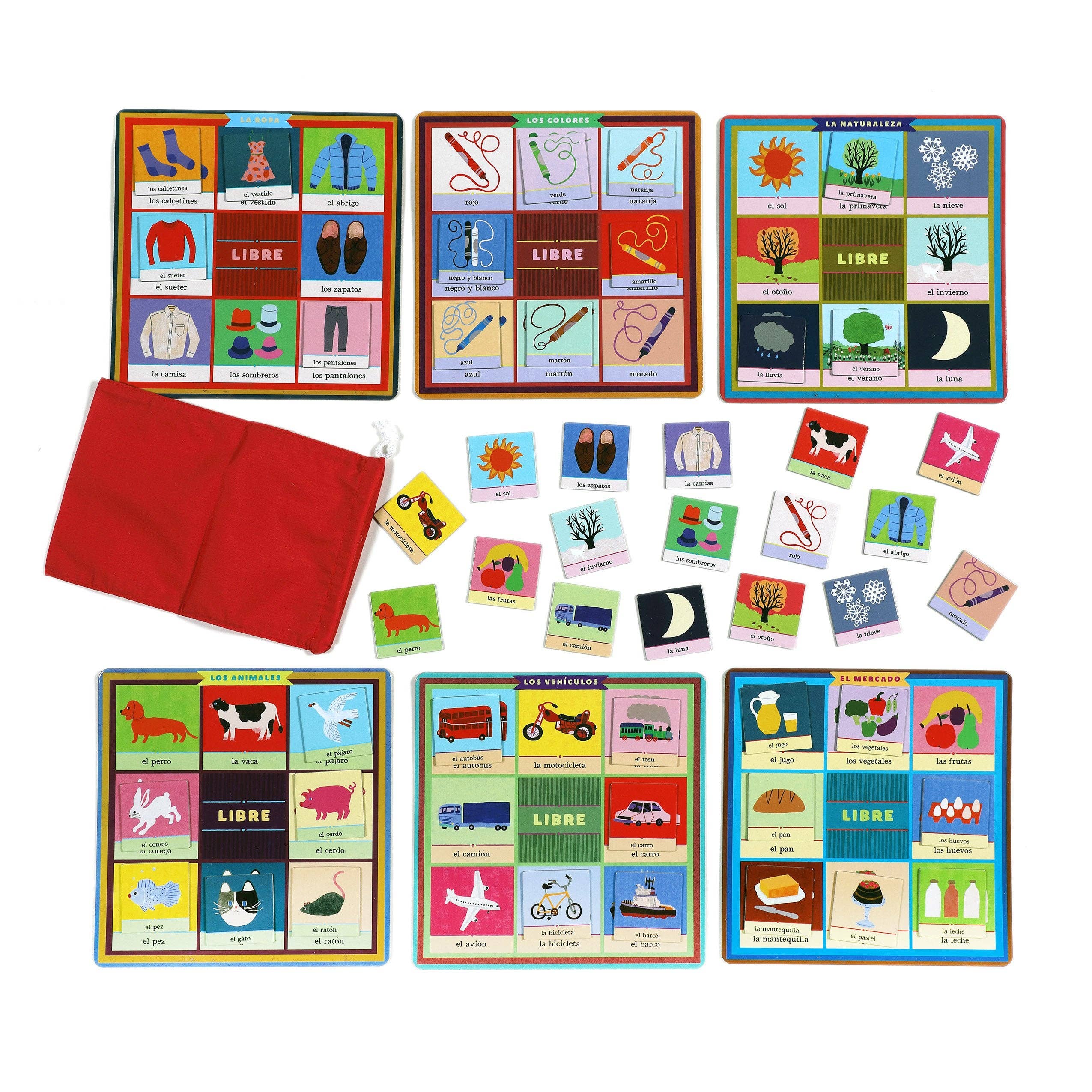 eeBoo - Wholesale Learning Cards - Kids & Baby - Spanish Bingo2