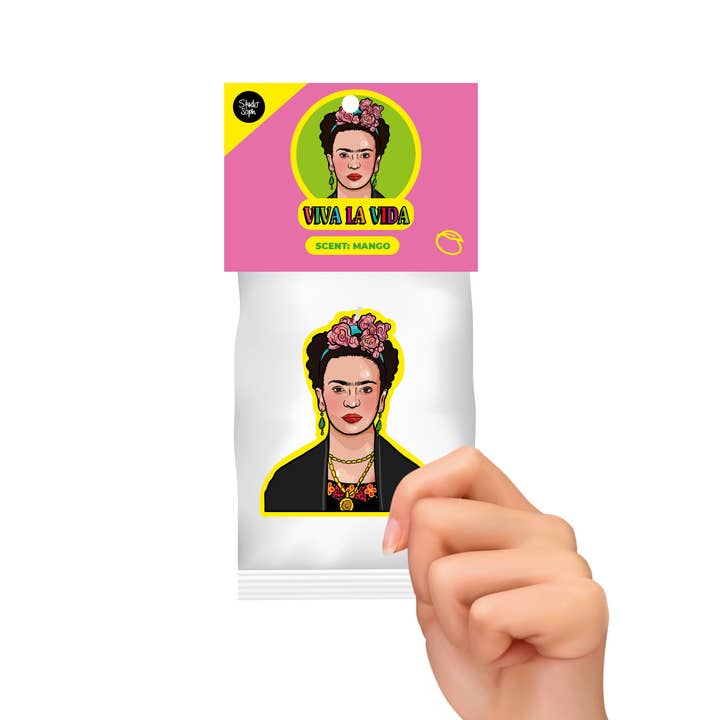Studio Soph - Wholesale Car Freshener - Women's - Frida Kahlo Viva La Vida Mexican Mango Air Freshener