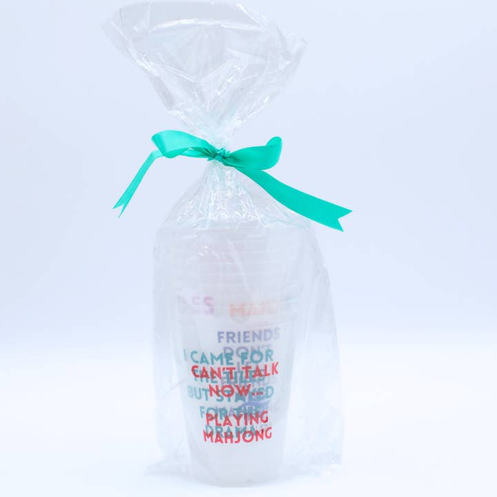 My Fair Mahjong - Wholesale Disposable Cup - Mahjong Frosted Cups  |  10 Different Designs in Every Pack3