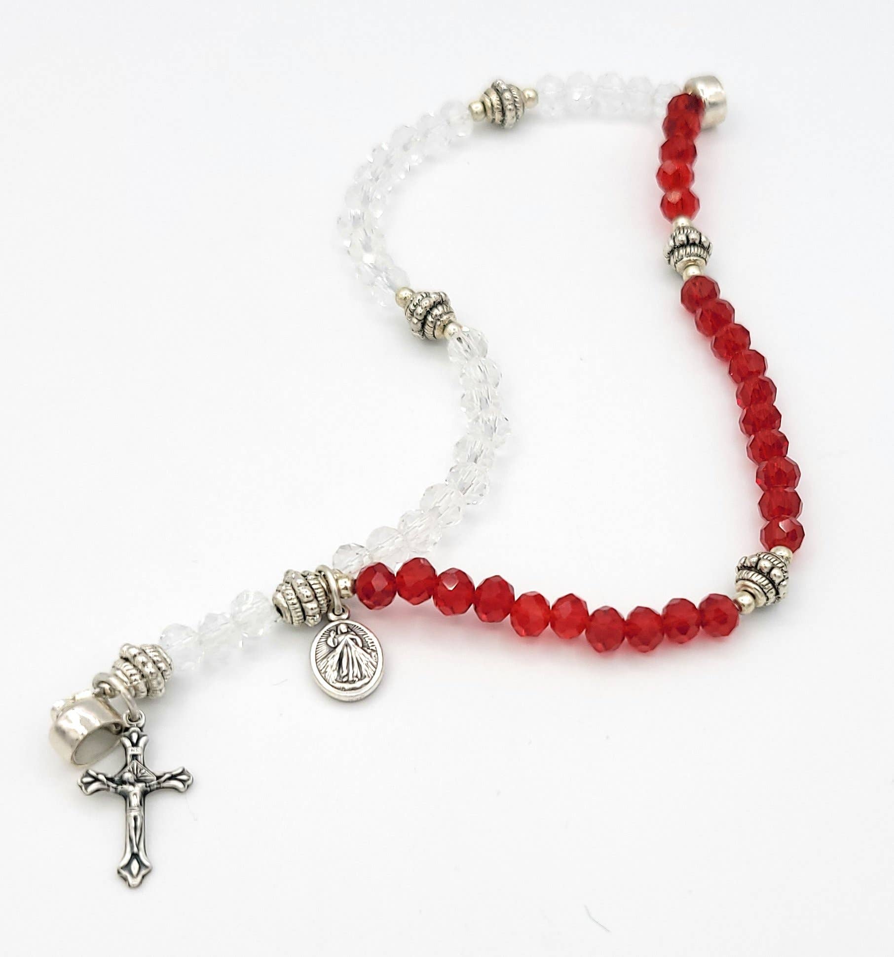 MG Rosary - Wholesale Prayer Beads Bracelet - Divine Mercy Wrist Rosary1