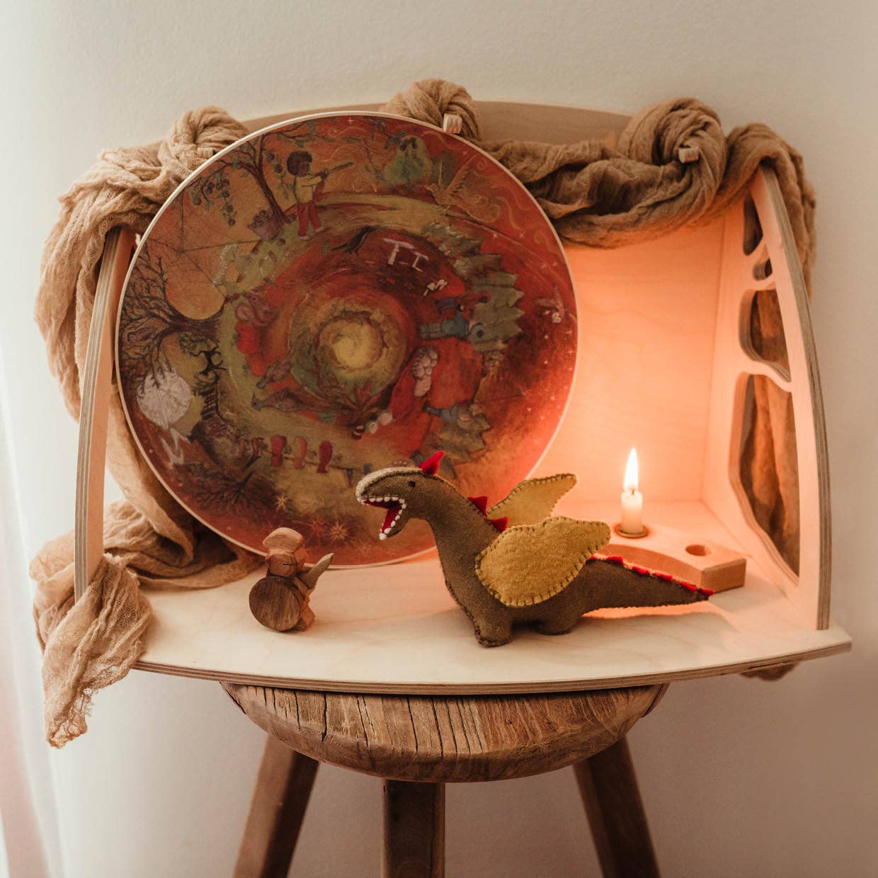 Wilded Family – Großhandel 3D-Wandkunst – Herbst-Rad1