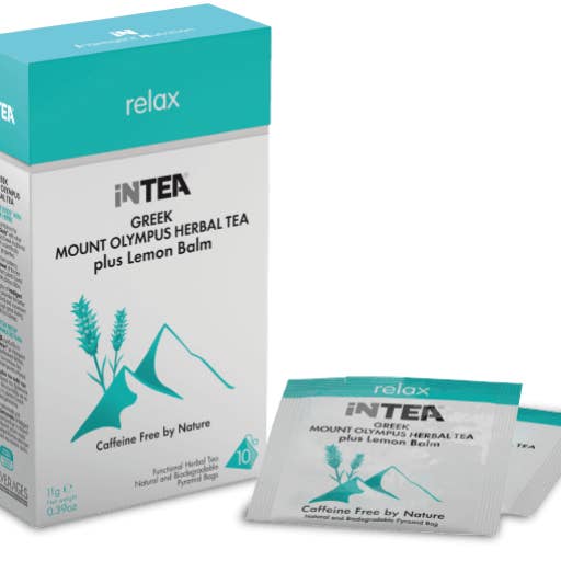 iNTEA ‘Relax’ Mount Olympus Herbal Tea in Teabags for wholesale by Inbeverages