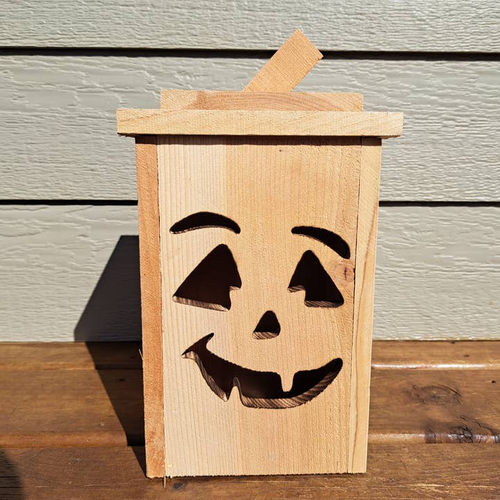 Rustic Brook Farm - Wholesale Outdoor Ornament/Decor - Rustic Wooden Jack O' Lantern