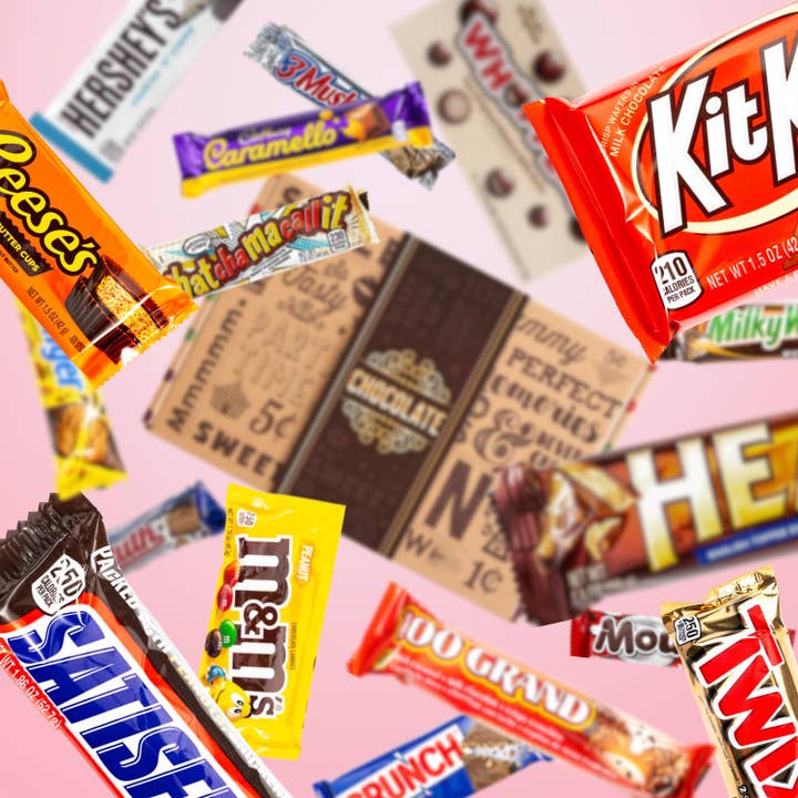 Vintage Candy, LLC – wholesale Chocolate box – Chocolate Lovers Full Size Candy Bar Gift Basket