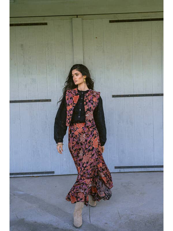 Piti Cuiti - Vente Veste sans manches – femme - GILET COURT VERONA ROUGE1