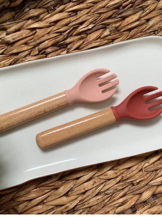 Silicone baby forks for wholesale by Beloved Baby
