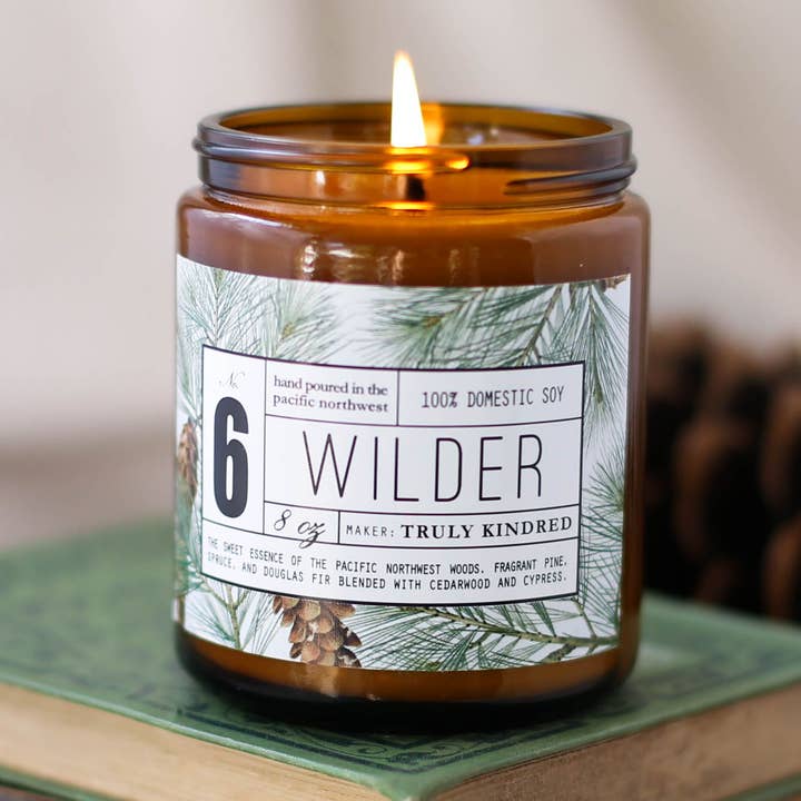 N°6 Wilder Bougie 8oz pour la vente par Truly Kindred