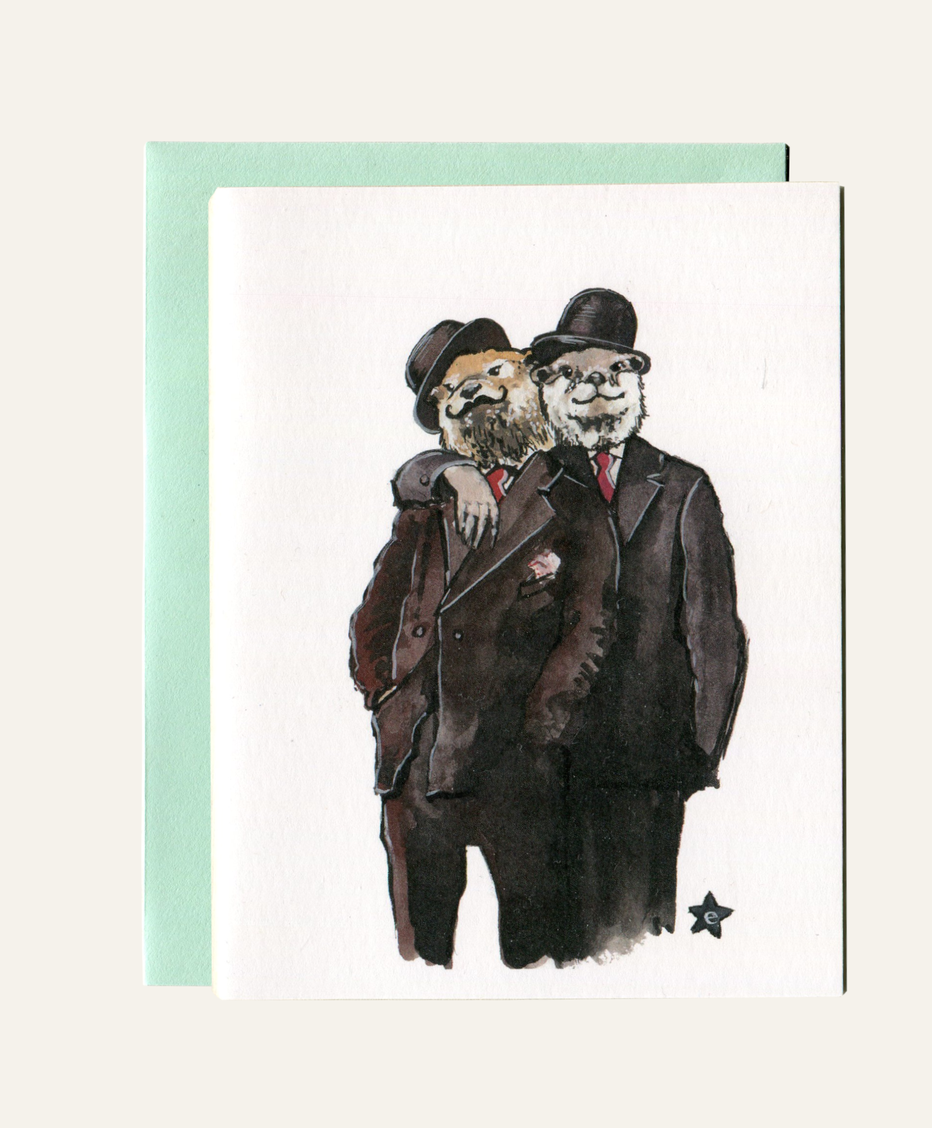 Darling Illustrations - Wholesale Love Card - No Otter Like You - Notecard3