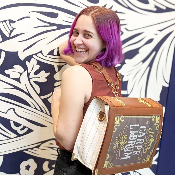 Rainbow Space Unicorn - Wholesale Messenger Bag - Unisex - Academia Brown Bookish Ita Bag