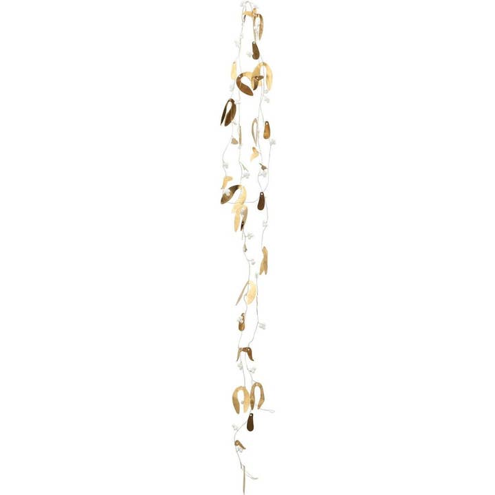 De Weldaad Authentic Interior – wholesale Decorating tool – Mistletoe garland brass EW-5602