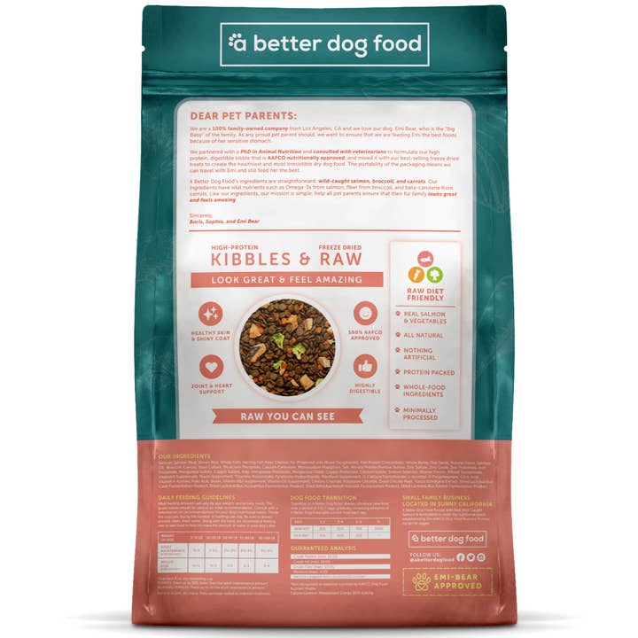 A Better Treat - Wholesale Pet Food - Dog - A Better Dog Food Salmon - Raw You Can See