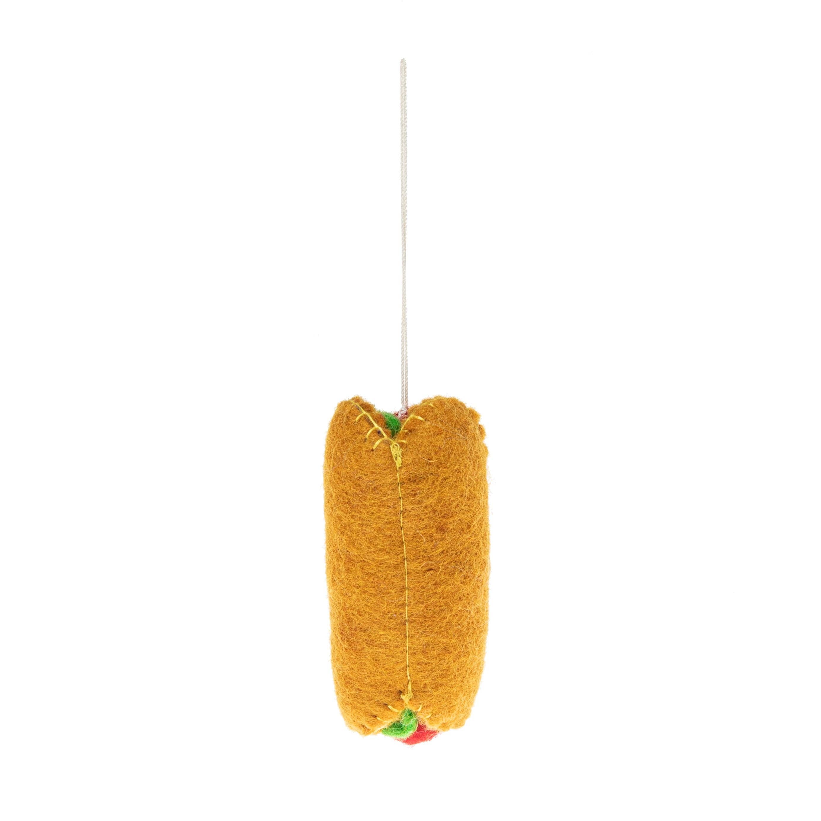 Global Goods Partners - Wholesale Ornament - Felt Hot Dog Ornament4