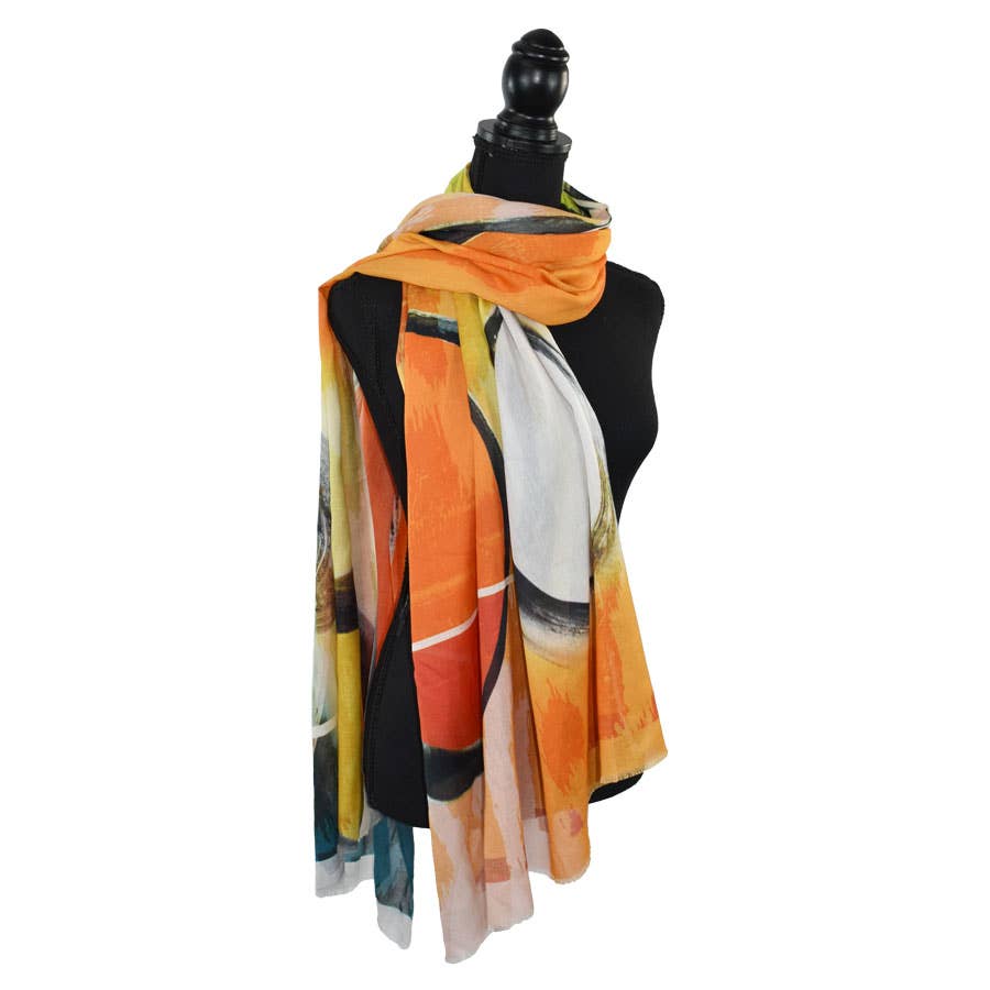 Alaranjado Cachecol Harvey Circle para venda a revendedores na Faire2