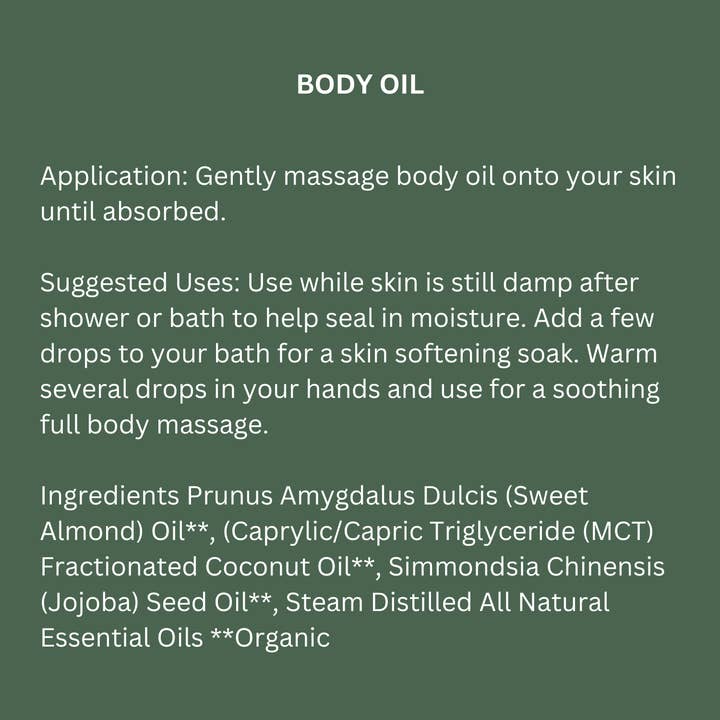 Juniper Ridge - Wholesale Bath/Body Oil - Body Oil- Redwood Mist (4oz)