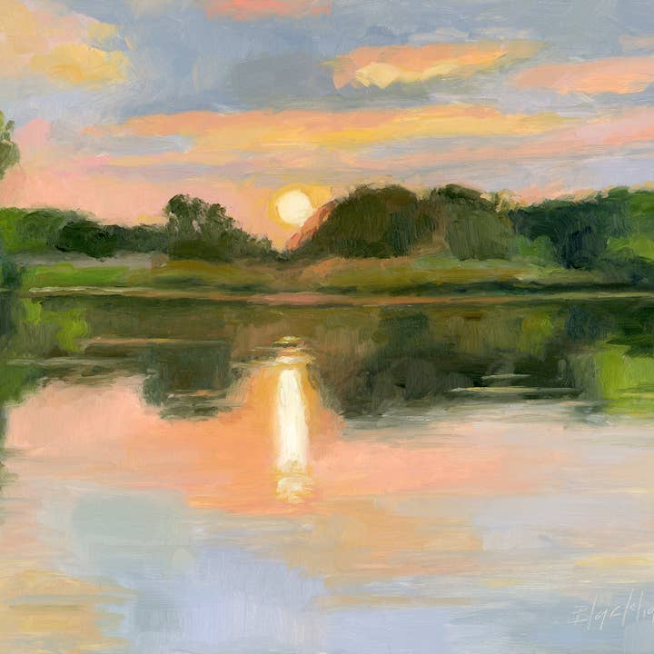 Unwind Horizontal Canvas Print for wholesale by Michelle Blackhawk Studio