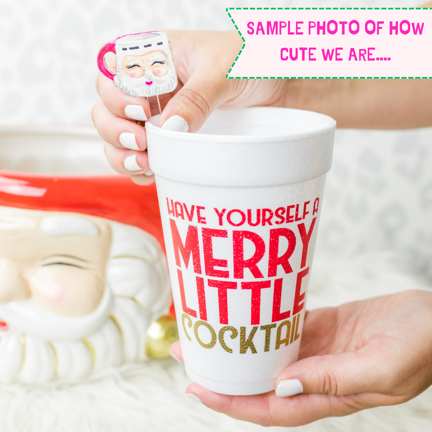 XO ACRYLICS | ACRYLIC STICKS - Vente Mélangeurs à boisson - BÂTONS DE NOËL EN ACRYLIQUE2